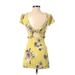 Cotton Candy LA Casual Dress: Yellow Dresses - Women's Size Small