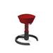 Aeris Swopper Task Chair Aluminum/Upholstered in Red/Black/Brown | 22 H x 26 W x 21.5 D in | Wayfair 810061172031