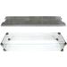 Elementi Hampton 43 x 13 Tempered Glass & Stainless Steel Fire Pit Accessory | 7 H x 43 W x 13 D in | Wayfair ACC-OFG139-NG