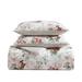 Laura Ashley Ashfield Cotton Flannel Reversible Comforter Set Polyester/Polyfill/Cotton in Red | Twin Comforter + 1 Standard Sham | Wayfair