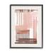 Stupell Industries & Brown Abstract Lines Canvas Wall Art Design by JJ Design House LLC Canvas in Pink | 20 H x 16 W x 1.5 D in | Wayfair