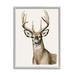 Stupell Industries Elk Portrait Wildlife Canvas Wall Art Design by Grace Popp Canvas in Brown | 20 H x 16 W x 1.5 D in | Wayfair aw-568_gff_16x20