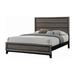 Winston Porter Kaniya King Panel Bed Wood in Black/Brown/Gray | 57 H x 79.9 W x 84.1 D in | Wayfair 91D91B7E424B4BB09B2E15EECFD891A7