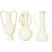 Birch Lane™ Wrightia Metal Table Vase Metal in White/Brown | 12.25 H x 6 W x 7 D in | Wayfair B3553458725041288B8F2233EDE1F1E5