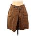 Lands' End Casual Skirt: Brown Bottoms - Women's Size 12 Petite