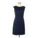 Jessica Howard Casual Dress: Blue Dresses - Women's Size 6