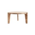 Table basse en bois beige