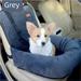 Dog Car Seat Pet Booster Seat Pet Travel Safety Car Seat, Easy Cleaning - 19"D x 19"W x 7"H