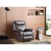 PU Faux Leather Rocker Recliner Reclining Home Theater Seating Sofa Recline Chair 360掳 Swivel Rocker Rocking Recliner