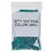ZORO SELECT 5CNX1 Reclosable Poly Bag Zipper Seal 10" x 8", 4 mil, Clear, Pk1000