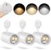 VANoopee 3-Color in 1 20W H Track Lighting Heads Dimmable Flicker Free Bright LED Track Lighting Fixtures for Accent Retail Kitchen Artwork Linear Track Light H Type - CRI90+ 36Â° White - 3 Pack