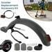 Fyeme Scooter Rear Fender Scooter Mudguard Replacement Accessory Kit Prevent Splashed Waterproof Rear Brake Light