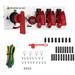 12V 5 in 1 Igniton Switch Panel with Engine Start Push Button Carbon Fiber LED Ignition Toggle Switches for Race Car