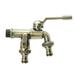 Outdoor Garden Water Faucet Garden Hose Connector for Watering Home Cleaning Bronze 0.5in Out