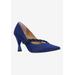 Wide Width Women's Nyomee Pump by J. Renee in Navy (Size 9 1/2 W)