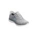 Wide Width Women's The Slip-Ins™ Hands Free Summits Sneaker by Skechers in Grey Wide (Size 7 1/2 W)