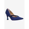 Wide Width Women's Nyomee Pump by J. Renee in Navy (Size 8 W)