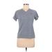 Under Armour Short Sleeve T-Shirt: Gray Tops - Women's Size Medium