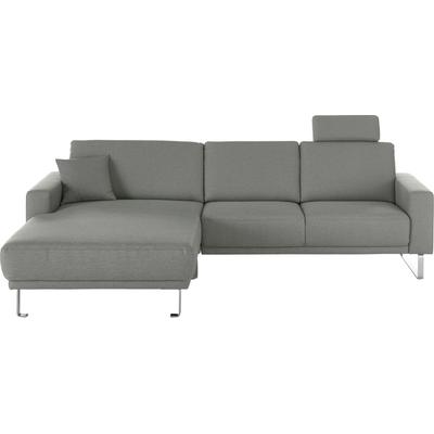 Ecksofa PLACES OF STYLE "Apiro L-Form", grau, B:278cm H:87cm T:171cm, Sofas Image