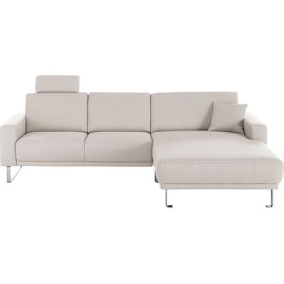 Ecksofa PLACES OF STYLE "Apiro L-Form", grau (platin), B:278cm H:87cm T:171cm, Sofas Image