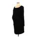 Motherhood Casual Dress: Black Dresses - Women's Size X-Large Maternity