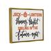 Stupell Industries Autumn Jack-o-Lantern Phrase Framed On Wood Graphic Art Wood in Brown/Orange | 25 H x 31 W x 1.7 D in | Wayfair ax-391_ffg_24x30