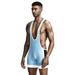 Men s Sports Tights Wrestling Wear Workout Weightlifting Clothing Cycling clothing One Piece Vest