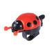 FRCOLOR Plastic Ladybug appearance Brass Duet Bell Bike Bell For Children Children s Gift(Red)