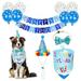 Dog birthday party outfit Birthday candles spit towel Birthday hat