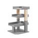 Cat Tree Cat Activity Tower with Scratching Post for Large Cats Cat Climbing Tower with 3 Level Cat Play Perch for Living Room Bedroom Office Hotel Indoor Office 20 L x 20 W x 32 H Grey