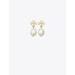 Kira Pearl Drop Earring - White - Tory Burch Earrings