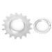 TureClos Fixed Gear Mountain Bike Wheel Cogs MTB Bicycle Sprocket Lock Rings Maintenance Cycling Crankset Accessories Replacing Parts 17T