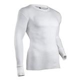 Indera Mills Men s Cotton Rib Knit Thermal Top With Transdry - Tall Sizes White Medium-Tall