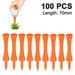 Golf Tees Professional Plastic Golf Tees Pack of 100 Golfing Tees Tall Golf Tees Bulk Reduce Side Spin and Friction