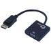 Siig Displayport To Vga Adapter Converter - Displayport/vga For Notebook Video Device Monitor - 1 Pack - 1 X Displayport Male Digital Audio/video - 1 X Hd-15 Female Vga - Black (cb-dp0n11-s1)