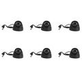 6X Black Surveillance Camera PAL 1/3 inch CMOS 700TVL 24 LED IR Cut 3.6mm Security Indoor Dome CCTV Camera