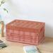Miyuadkai Home Textile Storage Basket Container Organizer Storage Box Crate Foldable Folding Stack Plastic Box Housekeeping & Organizers home E One Size