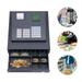 ZhdnBhnos Small Business Electronic Cash Register 38 Keys Thermal Cash Register with Cash Drawer Digital LED Display