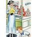 A young boy picks up a sugar box which fell from the lady s bag on her shopping trip. Poster Print by Julia Letheld Hahn (18 x 24)