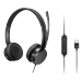 USB-A Wired Stereo On-Ear Headset