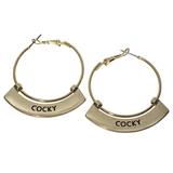 South Carolina Gamecocks Weller Gold Hoop Earrings