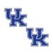 Women's CANVAS Style Kentucky Wildcats Enamel Stud Earrings