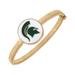 Women's CANVAS Style Michigan State Spartans Enamel Statement Hinge Bangle