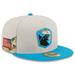 Men's New Era Stone/Blue Carolina Panthers 2023 Salute To Service 59FIFTY Fitted Hat