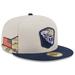 Men's New Era Stone/Navy Tennessee Titans 2023 Salute To Service 59FIFTY Fitted Hat