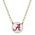 Women's CANVAS Style Alabama Crimson Tide Enamel Disc Pendant Necklace