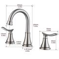 COUOKO Bathroom Faucet Vessel Sink Bathroom Faucet w/ Drain Assembly, Stainless Steel in Brown | 7.67 H x 8 W x 4.68 D in | Wayfair LT-FG102252