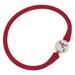 Women's CANVAS Style Alabama Crimson Tide Enamel Silicone Bali Bracelet
