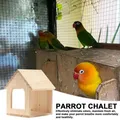 Nid de maison en bois pour oiseaux boîte d'élevage d'oiseaux cages décoratives d'élevage de