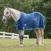 SmartPak Classic Fleece Cooler - M (74 - 76) - Dark Ridge Blue w/Ridge Blue Trim & White Piping - Smartpak